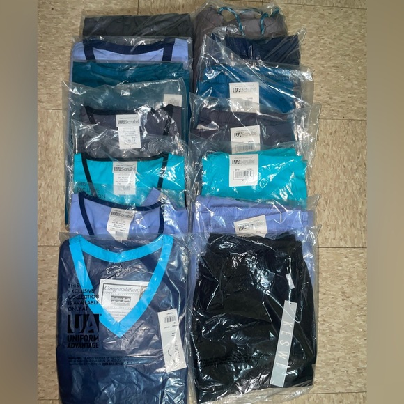 6 Scrub Sets $35 each & 2 hoodies $15 each Brand New Never Open ! Small & Medium - Picture 7 of 7